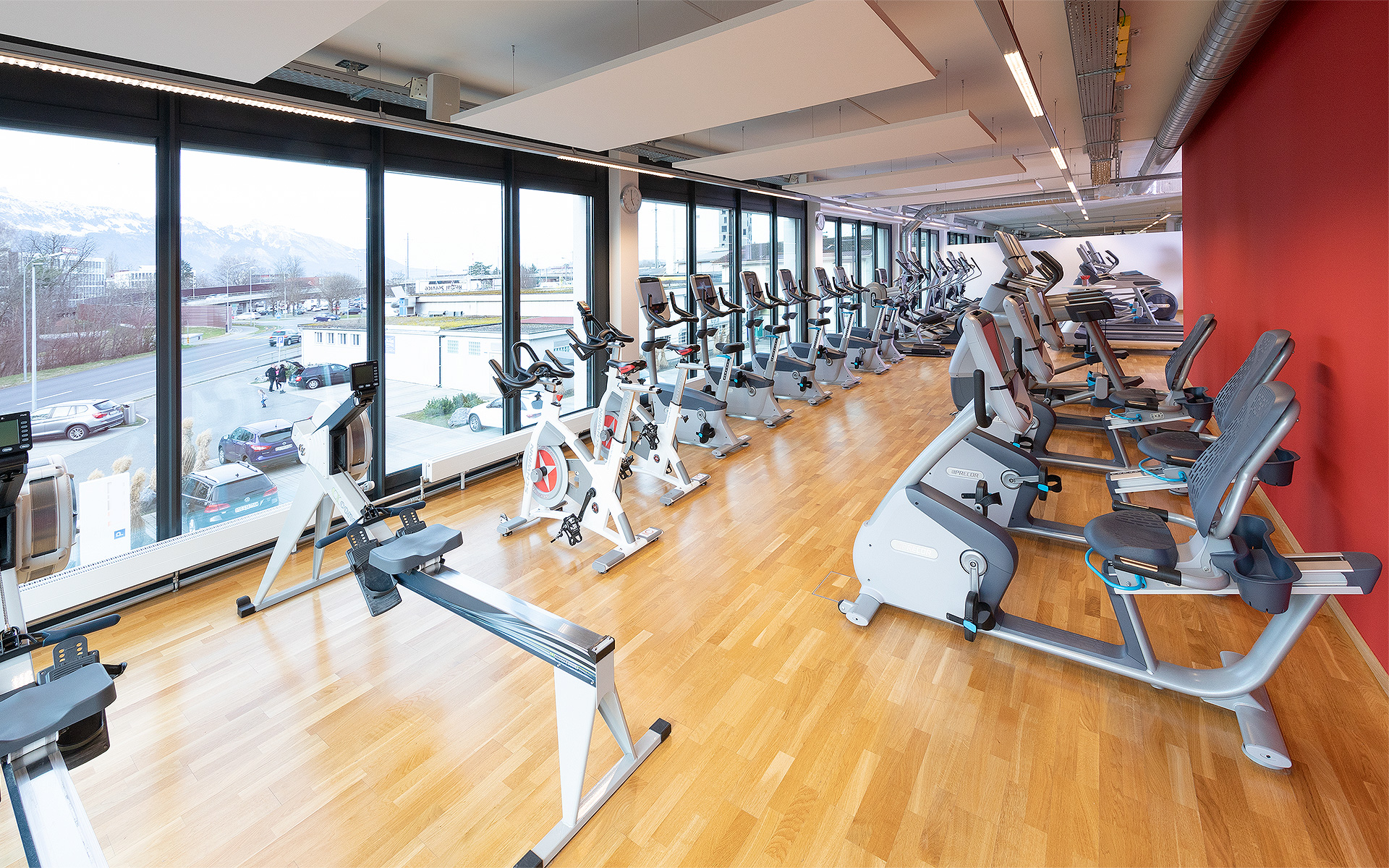 Ausdauerbereich Velos Ruderergometer Liegevelos ACTIV FITNESS Studio Buchs